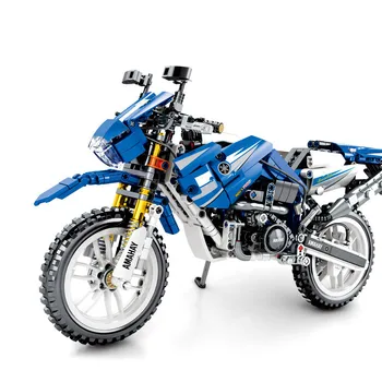 799 KOM. High-tech Moto Gradivni Blokovi Gradska Brzina DIY Moto Utrke Moto Model Dječaci Cigle Edukativne Igračke za Djecu