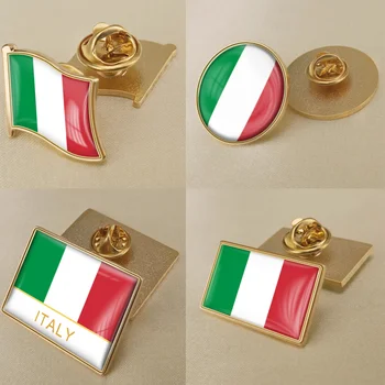 Grb Italiji Talijanska Zastava Nacionalni Amblem Ikonu Pribadače na Rever Metalni Broš Kodovi za Muške Odjeće Novost Modni Dodaci