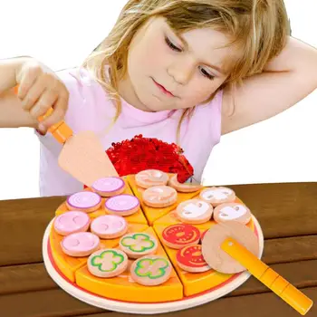Igračka Za pizza Igre Set Za pizzu S bogatom Imitacija Sastojaka Za pizzu, Igračke za Grickanje Hrane, Set za pizzu za djecu, najpotpunije Dječje Pizza