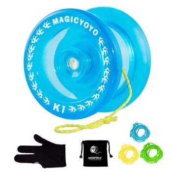 MAGICYOYO Crystal Blue K1 Pristupačnost Loptu yo-yo, 3 Žice + Rukavica + Poklon torba yo-yo