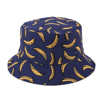 Nedavno banana tiskanih Cap bazen kapa Muškarci Žene platnu Ribar šešir sa širokim poljima, Sunce kape М99